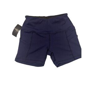 Ododos Athletic Leisure Navy Blue Shorts w/ Side Pockets Size MX